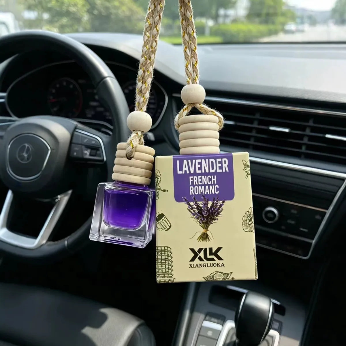 Lufina Lavender car hanging perfume in car